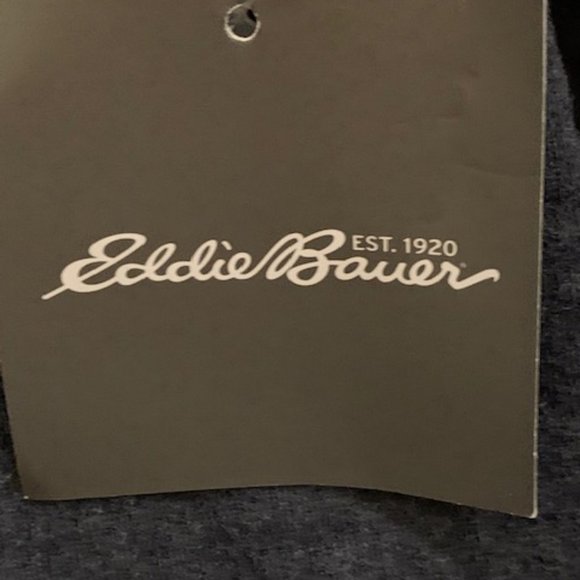 Eddie Bauer Men Midnight Heather Sweatshirt L NWT - Picture 3 of 7